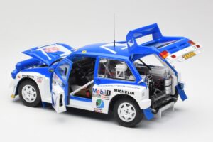 MG Metro 6R4 #5 T. Pond / R. Arthur Rally Monte Carlo 1986 Sun Star 1:18 5537 Fém – 5. kép a 8-ből