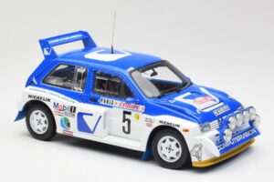 MG Metro 6R4 #5 T. Pond / R. Arthur Rally Monte Carlo 1986 Sun Star 1:18 5537 Fém – 6. kép a 8-ből
