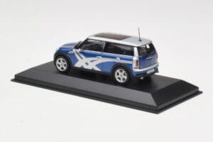 Mini Clubman R55 Cooper S Blue Metallic Onitsuka Tiger Minichamps 1:43 403138676 Fém – 3. kép a 4-ből