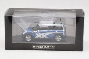 Mini Clubman R55 Cooper S Blue Metallic Onitsuka Tiger Minichamps 1:43 403138676 Fém – 4. kép a 4-ből