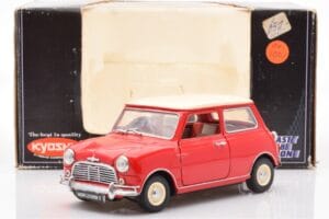 Mini Cooper 1275 S Piros Kyosho 1:18 8840 Fém – 8. kép a 8-ből