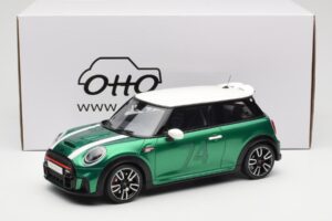 MINI Cooper F56 JCW British Racing Zöld Otto 1:18 OT1098 Gyanta – 6. kép a 6-ből