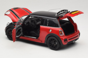 Mini Cooper John Cooper Works R56 Piros & Fekete Kyosho 1:18 80430419909 Fém – 5. kép a 8-ből