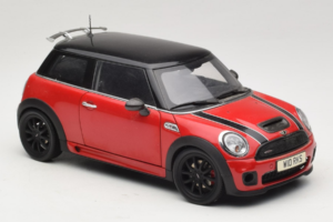 Mini Cooper John Cooper Works R56 Piros & Fekete Kyosho 1:18 80430419909 Fém – 6. kép a 8-ből