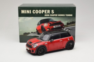 Mini Cooper John Cooper Works R56 Piros & Fekete Kyosho 1:18 80430419909 Fém – 8. kép a 8-ből