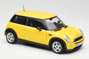 Mini Cooper One R50 Aerodinamikai Csomag Sárga Kyosho 1:18 80430148553 Fém – 6. kép a 8-ből