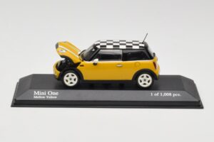 MINI One R50 Sárga Minichamps 1:43 431138104 Fém – 2. kép a 5-ből