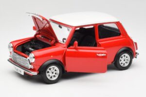 Mini Cooper Piros Bburago 1:18 3379 Fém – 2. kép a 8-ből