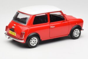 Mini Cooper Piros Bburago 1:18 3379 Fém – 3. kép a 8-ből