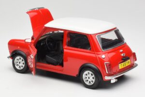 Mini Cooper Piros Bburago 1:18 3379 Fém – 5. kép a 8-ből