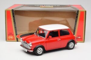 Mini Cooper Piros Bburago 1:18 3379 Fém – 8. kép a 8-ből