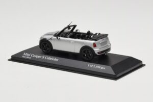 Mini Cooper S R57 Kabrió Ezüst Minichamps 1:43 431138830 Fém – 3. kép a 6-ből