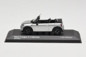 Mini Cooper S R57 Kabrió Ezüst Minichamps 1:43 431138830 Fém