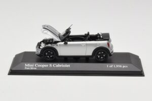 Mini Cooper S R57 Kabrió Ezüst Minichamps 1:43 431138830 Fém – 5. kép a 6-ből