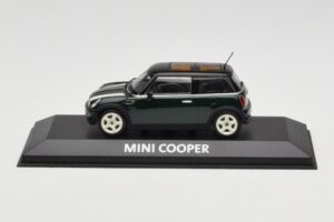 Mini Cooper S R53 Zöld Csíkokkal Minichamps 1:43 MINI006 Fém