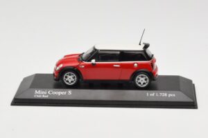 MINI Cooper S R53 Piros Minichamps 1:43 431138200 Fém