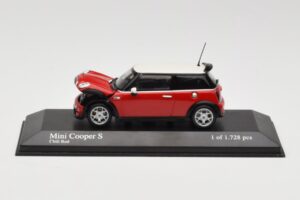 MINI Cooper S R53 Piros Minichamps 1:43 431138200 Fém – 5. kép a 5-ből