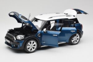 Mini Countryman F60 Island Kék & Fehér Kyosho 1:18 80432447940 Fém – 2. kép a 8-ből