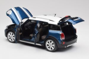 Mini Countryman F60 Island Kék & Fehér Kyosho 1:18 80432447940 Fém – 5. kép a 8-ből