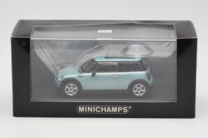 Mini One R50 Világos Zöld Világos Zöld Tetővel Minichamps 1:43 MINI003 Fém – 4. kép a 4-ből