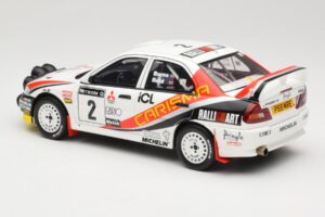 Mitsubishi Carisma GT Group N2 R. Burns / R. Reid RAC Rally 1997 Fehér Otto 1:18 OT1192 Gyanta – 5. kép a 6-ből