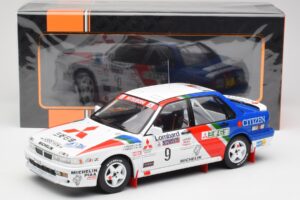 Mitsubishi Galant VR-4 #9 K. Eriksson / S. Parmander RAC Rally 1990 IXO 1:18 18RMC192A Fém – 6. kép a 6-ből