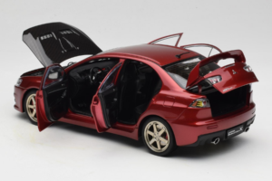 Mitsubishi Lancer Evolution X Piros OEM 1:18 MLE02 Fém – 5. kép a 8-ből