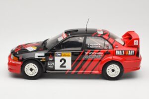 Mitsubishi Lancer Evolution VI #2 Y. Kataoka / S. Hayashi Winner Rally Canberra 1999 AUTOart 1:18 89942 Fém – 4. kép a 8-ből
