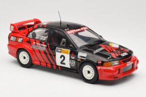 Mitsubishi Lancer Evolution VI #2 Y. Kataoka / S. Hayashi Winner Rally Canberra 1999 AUTOart 1:18 89942 Fém – 6. kép a 8-ből