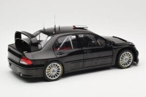 Mitsubishi Lancer Evolution WRC Plain Body Fekete AUTOart 1:18 80528 Fém – 3. kép a 8-ből