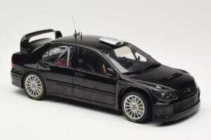 Mitsubishi Lancer Evolution WRC Plain Body Fekete AUTOart 1:18 80528 Fém – 6. kép a 8-ből