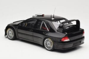 Mitsubishi Lancer Evolution WRC Plain Body Fekete AUTOart 1:18 80528 Fém – 7. kép a 8-ből
