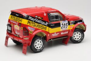Mitsubishi Pajero Rallye Raid #205 Paris-Dakar Rally 2001 Solido 1:18 9022 Fém – 3. kép a 8-ből