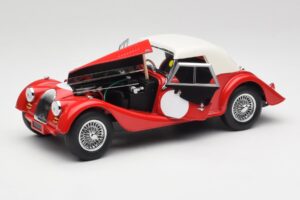 Morgan 4/4 Plus Competition Hardtop Piros Kyosho 1:18 08114R Fém – 2. kép a 8-ből