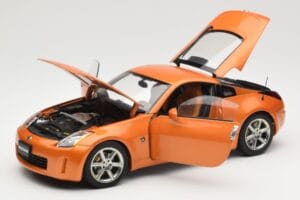 Nissan 350Z Z33 Sunset Orange AUTOart 1:18 77312 Fém – 2. kép a 8-ből