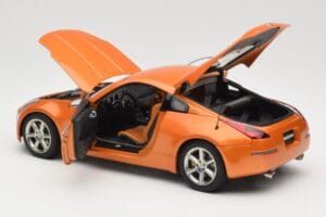 Nissan 350Z Z33 Sunset Orange AUTOart 1:18 77312 Fém – 5. kép a 8-ből
