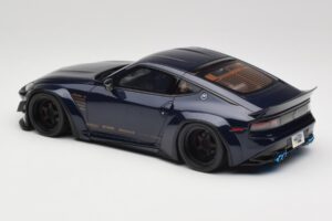 Nissan 400Z RZ34 Pandem Midnight Blue GT Spirit 1:18 GT494 Gyanta – 5. kép a 6-ből
