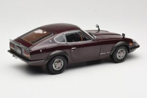Nissan Fairlady 240Z-G S30 Bordó Kyosho 1:18 08212M Fém – 3. kép a 8-ből