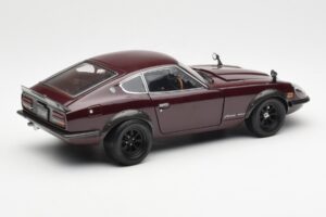 Nissan Fairlady 240ZG Barna Kyosho 1:18 08217M Fém – 3. kép a 8-ből