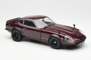 Nissan Fairlady 240ZG Barna Kyosho 1:18 08217M Fém – 6. kép a 8-ből