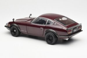 Nissan Fairlady 240ZG Barna Kyosho 1:18 08217M Fém – 7. kép a 8-ből