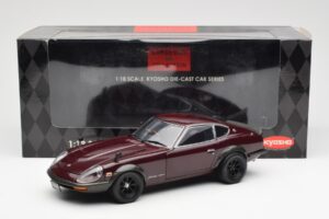 Nissan Fairlady 240ZG Barna Kyosho 1:18 08217M Fém – 8. kép a 8-ből