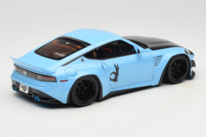 Nissan Fairlady Z RZ34 Pandem China Blue Black GT Spirit 1:18 GT943 Gyanta – 2. kép a 6-ből