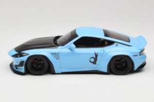Nissan Fairlady Z RZ34 Pandem China Blue Black GT Spirit 1:18 GT943 Gyanta – 3. kép a 6-ből