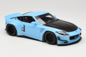 Nissan Fairlady Z RZ34 Pandem China Blue Black GT Spirit 1:18 GT943 Gyanta – 4. kép a 6-ből