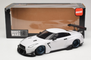 Nissan GT-R R35 Boost Wars 2 Fehér Jp Kraemo 1:18 KRAEMO001 Fém – 7. kép a 7-ből
