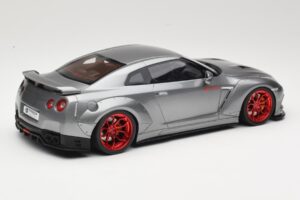 Nissan GT-R R35 Prior Design Szürke GT Spirit 1:18 GT243 Gyanta – 2. kép a 6-ből