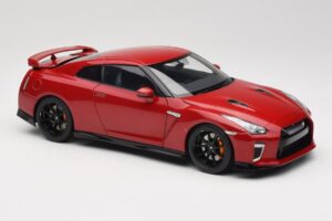 Nissan GT-R R35 Track Edition NISMO Vibrant Red MotorHelix 1:18 M83511 Fém – 6. kép a 8-ből