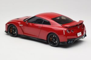 Nissan GT-R R35 Track Edition NISMO Vibrant Red MotorHelix 1:18 M83511 Fém – 7. kép a 8-ből