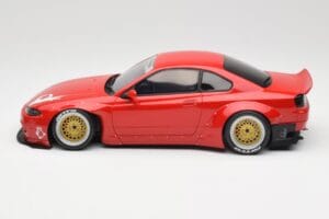Nissan Silvia S15 Rocket Bunny Burning Red Otto 1:18 OT1115 Gyanta – 3. kép a 6-ből